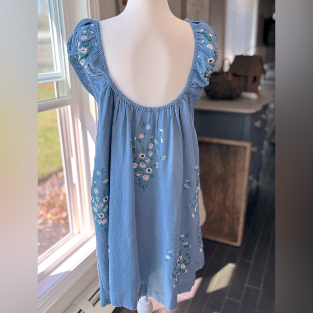 Free People Wildflower Embroidered Minidress - Picture 10 of 15